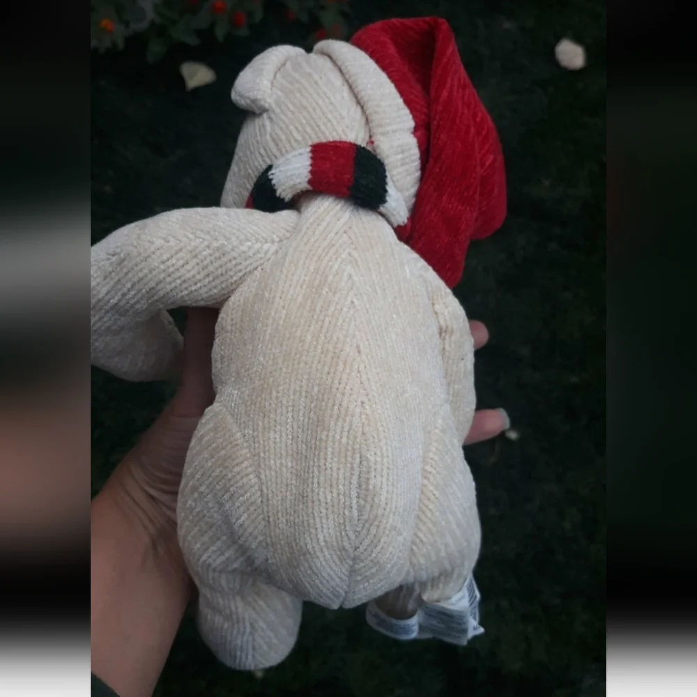 Pier 1 Imports Bear with Santa Hat